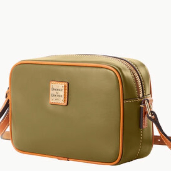 Dooney & Bourke Wexford Leather Camera Crossbody Olive - Picture 11 of 13
